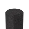 Detailaufnahme der Randausprägung von WARCO-Produkt 2554, Gummi-Palisade, Format ø250 x 400 mm, Farbe Anthrazit.