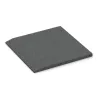 Detailaufnahme der Randausprägung von WARCO-Produkt 0424, Rand-Platte (eine Seite abgeschrägt), Format 500 x 500 x 30 mm, Farbe Schiefergrau.