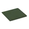 Detailaufnahme der Randausprägung von WARCO-Produkt 0465, Eck-Platte (zwei Seiten abgeschrägt), Format 500 x 500 x 30 mm, Farbe Grasgrün.