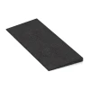 Detailaufnahme der Randausprägung von WARCO-Produkt 2388, Übergangsrampe 75 cm, Format 75 x 30 cm | 8 < 35 mm, Farbe Anthrazit.