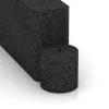 Detailaufnahme der Randausprägung von WARCO-Produkt 2578, Kettenelement, Format 1000 x 150 x 300 mm, Farbe Anthrazit.