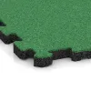 Detailaufnahme der Randausprägung von WARCO-Produkt 5968, Treppenbelag, Format 306 x 306 x 20 mm, Farbe Maigrün.