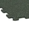 Detailaufnahme der Randausprägung von WARCO-Produkt 1022, Fitnessboden Kompakt, Format 970 x 970 x 8 mm | 0,94 m, Farbe Englischer Rasen.