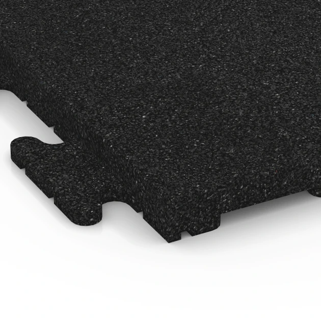 Detailaufnahme der Randausprägung von WARCO-Produkt 7052, Terrassenplatte Linea, Format 50 x 50 x 3 cm | 0,25 m², Farbe Anthrazit.