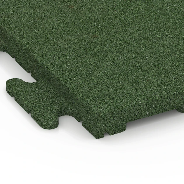 Detailaufnahme der Randausprägung von WARCO-Produkt 7054, Terrassenplatte Linea, Format 50 x 50 x 3 cm | 0,25 m², Farbe Grasgrün.