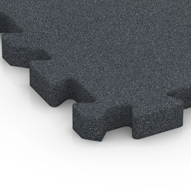 Detailaufnahme der Randausprägung von WARCO-Produkt 6983, Ballspielplatte, Format 50 x 50 x 4 cm | 0,25 m², Farbe Schiefergrau.