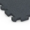 Detailaufnahme der Randausprägung von WARCO-Produkt 6992, Fitness Bodenschutzmatte, Format 50 x 50 x 3 cm | 0,25 m², Farbe Schiefergrau.