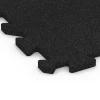 Detailaufnahme der Randausprägung von WARCO-Produkt 6638, Fitness Bodenschutzmatte, Format 50 x 50 x 2 cm | 0,25 m², Farbe Anthrazit.