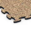 Detailaufnahme der Randausprägung von WARCO-Produkt 6754, Spielmatte, Format 44,6 x 44,6 x 1,8 cm, Farbe Terra Cotta.