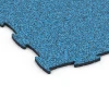 Detailaufnahme der Randausprägung von WARCO-Produkt 6812, Hundesportboden, Format 97,1 x 97,1 × 1,8 cm, Farbe Atlantik.
