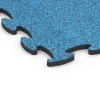 Detailaufnahme der Randausprägung von WARCO-Produkt 6893, Fitness Max Floor System, Format 97,1 x 97,1 x 2,8 cm, Farbe Atlantik.