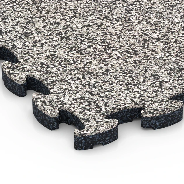 Detailaufnahme der Randausprägung von WARCO-Produkt 6770, Poolumrandung, Format 28,9 x 28,9 x 1,8 cm, Farbe Grauer Granit.