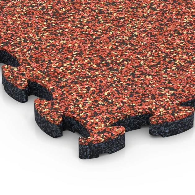 Detailaufnahme der Randausprägung von WARCO-Produkt 6773, Poolumrandung, Format 28,9 x 28,9 x 1,8 cm, Farbe Feuersglut.