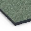 Detailaufnahme der Randausprägung von WARCO-Produkt 7143, Outdoor-Fitnessboden, Format 60 x 60 x 4 cm | 0,36 m², Farbe Englischer Rasen.
