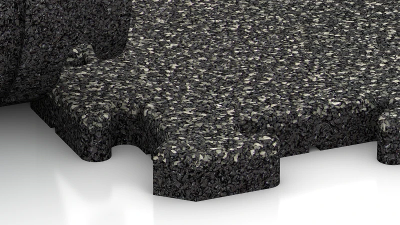 Puzzleverbindung mit leicht gerundeter Fase