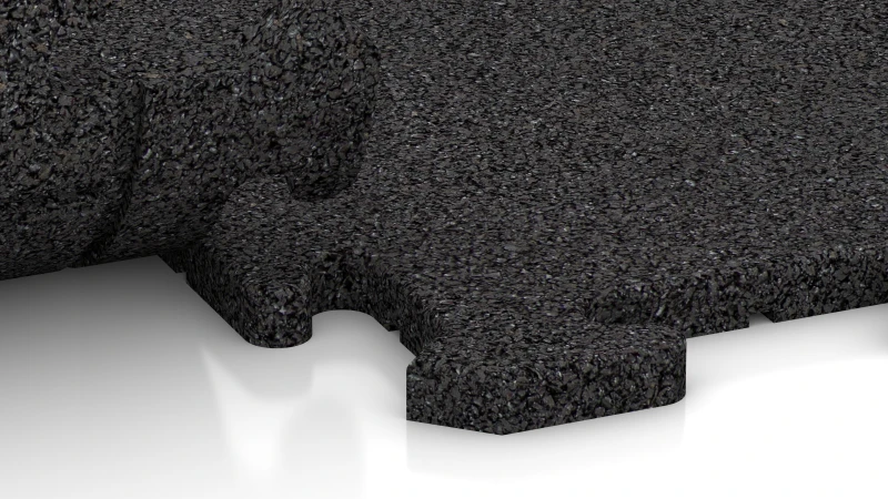 Puzzleverbindung mit leicht gerundeter Fase