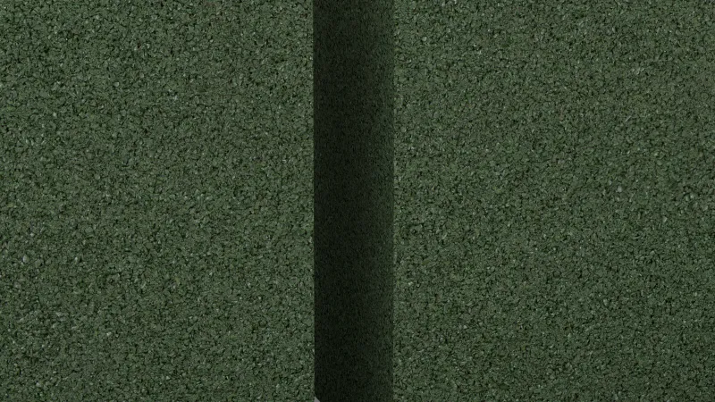 Betonfundament mit Rückenstütze