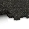 Großaufnahme vom Verbindungssystem von WARCO-Boden 1140 - Fitnessboden Kompakt im Farbdesign Leicht Gelb Gesprenkelt. Abmessungen 970 x 970 x 16 mm | 0,94 m².
