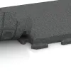 Großaufnahme vom Verbindungssystem von WARCO-Boden 1389 - Gehwegplatte Classic im Farbdesign Schiefergrau. Abmessungen 500 x 500 x 40 mm.