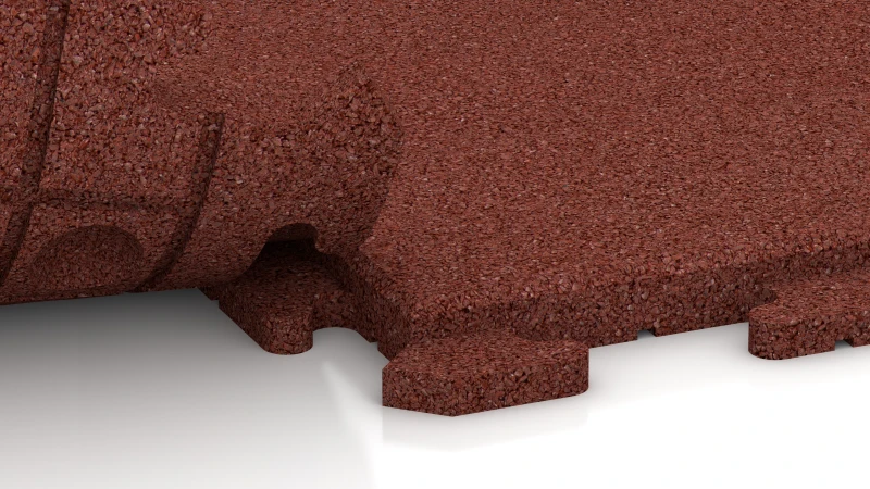 Verdeckte Puzzleverbindung mit runder Fase