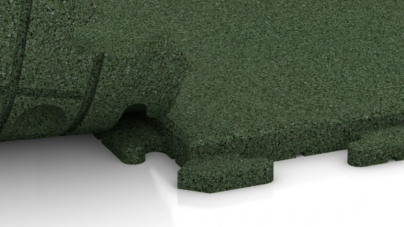 Verdeckte Puzzleverbindung mit runder Fase