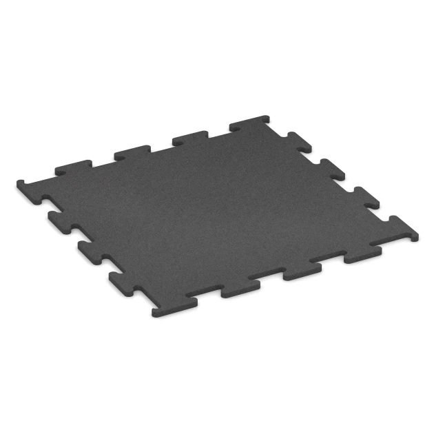Großaufnahme vom Verbindungssystem von WARCO-Boden 6191 - Mietboden Fitness Performance Elite im Farbdesign Anthrazit. Abmessungen 15 × 20 m | 300 m².