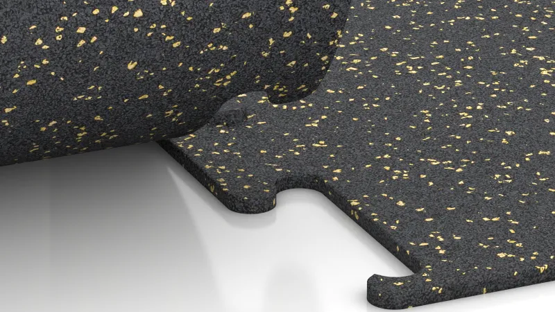 Ausgeschnittene Puzzleverbindung ohne Fase