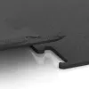 Großaufnahme vom Verbindungssystem von WARCO-Boden 3747 - Fitness Performance Elite Trainingsboden im Farbdesign Anthrazit. Abmessungen 1000 x 1000 x 15 mm.