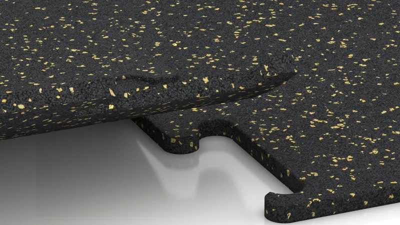 Ausgeschnittene Puzzleverbindung ohne Fase