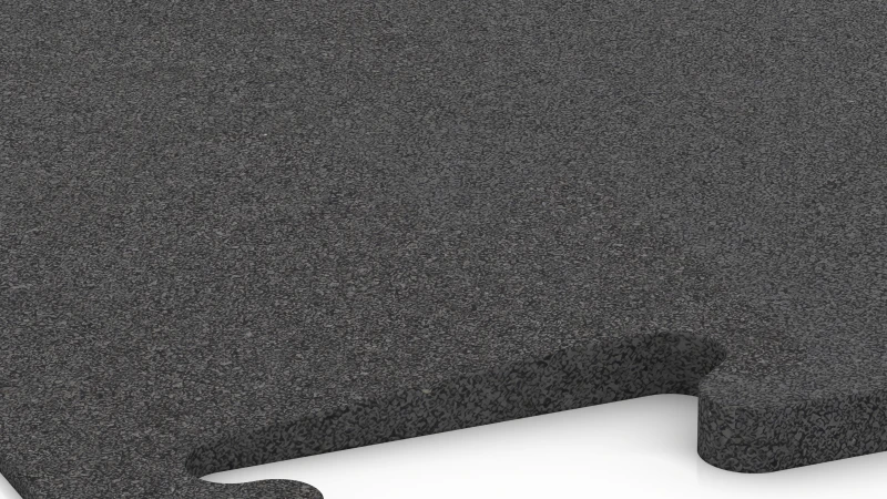 Ausgeschnittene Puzzleverbindung ohne Fase