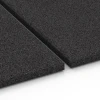 Großaufnahme vom Verbindungssystem von WARCO-Boden 6379 - Stallmatte im Farbdesign Anthrazit. Abmessungen 100 x 100 x 3 cm | 1,00 m².