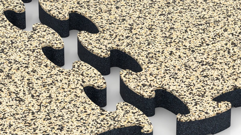 Optimierte Puzzleverzahnung ohne Fase
