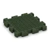Aufsicht auf die Unterseite, also die Bodenseite von WARCO-Formteil 3194 - Fitness-Bodenschutzmatte im Format 500 x 500 x 60 mm.