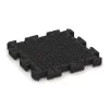 Aufsicht auf die Unterseite, also die Bodenseite von WARCO-Formteil 4153 - Ballspielplatte im Format 500 x 500 x 50 mm.