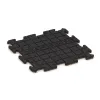 Aufsicht auf die Unterseite, also die Bodenseite von WARCO-Formteil 4213 - Sportboden‑Platte 1,8 cm im Format 500 x 500 x 18 mm.