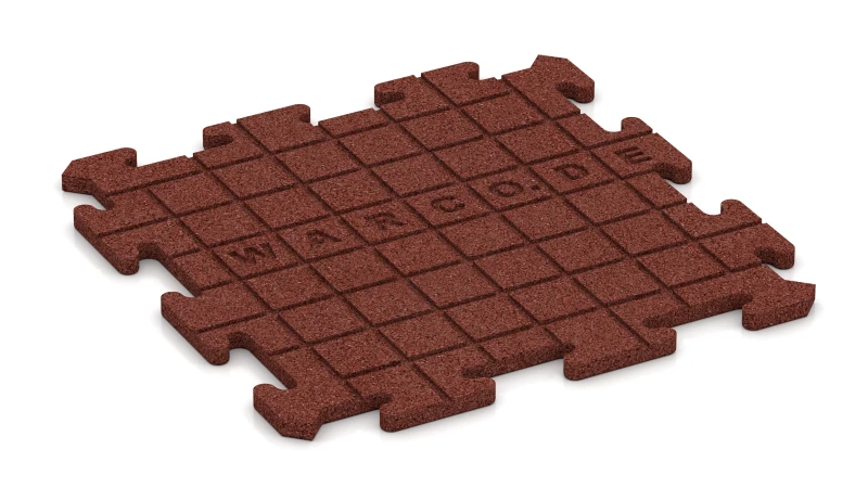 Entwässerungsrillen in quadratischer Anordnung - 4 mm tief