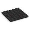 Aufsicht auf die Unterseite, also die Bodenseite von WARCO-Formteil 0514 - Terrassenfliese 3 cm im Format 400 x 400 x 30 mm.