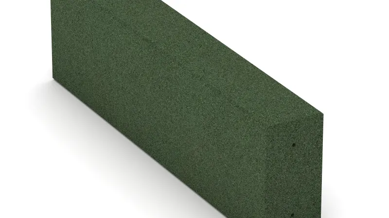 Bodenseite eben - ohne eingeprägte Struktur