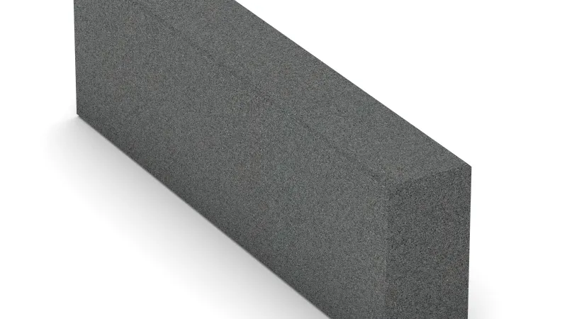 Bodenseite eben - ohne eingeprägte Struktur