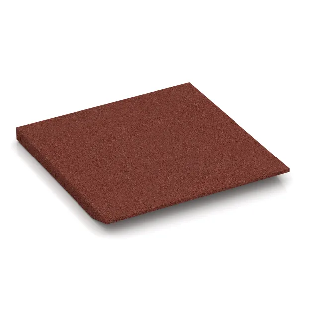 Aufsicht auf die Unterseite, also die Bodenseite von WARCO-Formteil 0426 - Rand-Platte (eine Seite abgeschrägt) im Format 500 x 500 x 40 mm.