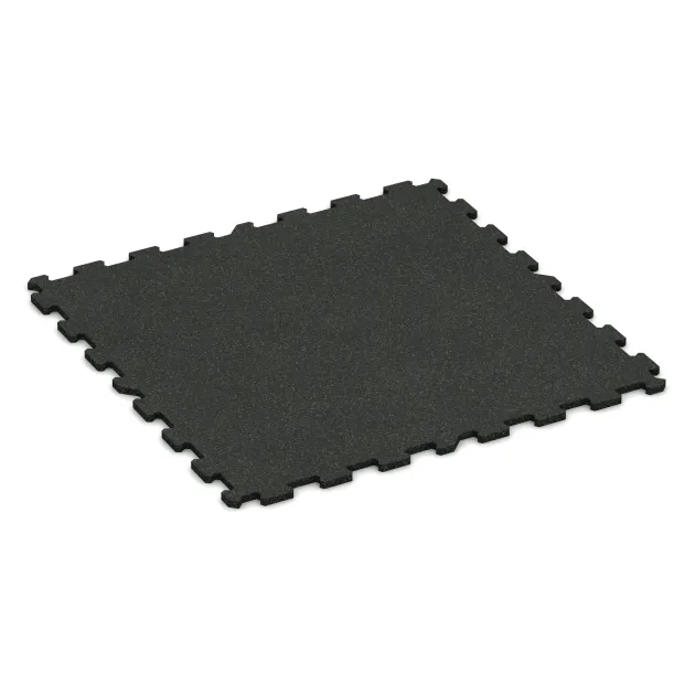 Aufsicht auf die Unterseite, also die Bodenseite von WARCO-Formteil 1135 - Fitnessboden Kompakt im Format 970 x 970 x 16 mm | 0,94 m².