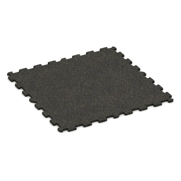 Aufsicht auf die Unterseite, also die Bodenseite von WARCO-Formteil 1140 - Fitnessboden Kompakt im Format 970 x 970 x 16 mm | 0,94 m².