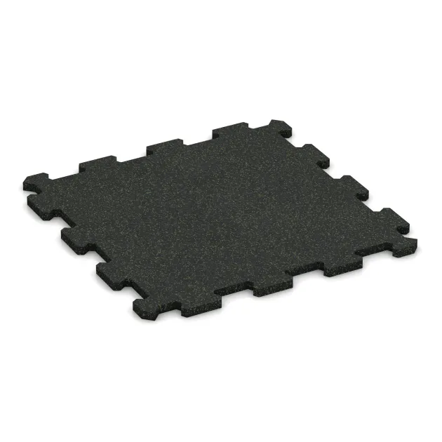 Aufsicht auf die Unterseite, also die Bodenseite von WARCO-Formteil 0997 - Fitnessboden Kompakt im Format 485 x 485 x 16 mm | 0,235 m².