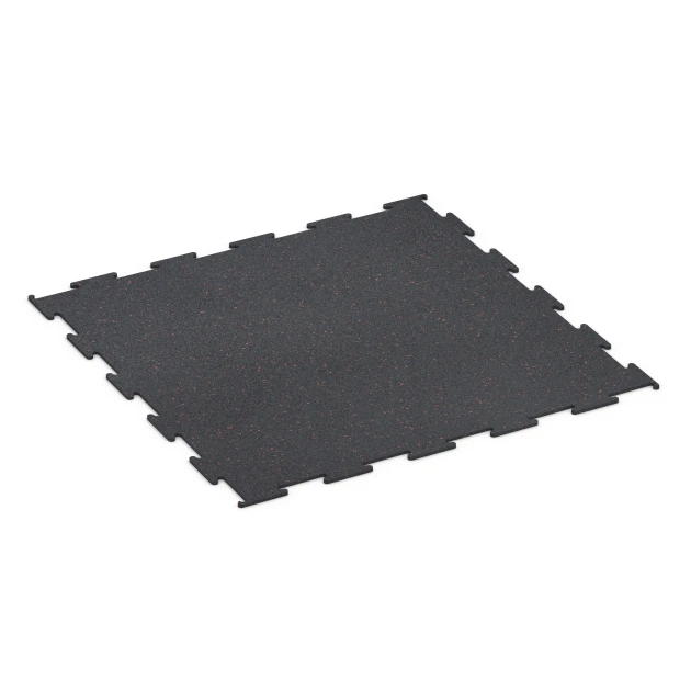 Aufsicht auf die Unterseite, also die Bodenseite von WARCO-Formteil 6450 - Fitnessboden Kompakt im Format 100 × 100 × 0,8 cm.
