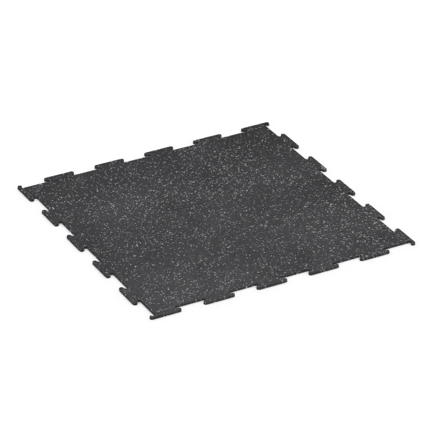 Aufsicht auf die Unterseite, also die Bodenseite von WARCO-Formteil 6452 - Fitnessboden Kompakt im Format 100 × 100 × 0,8 cm.