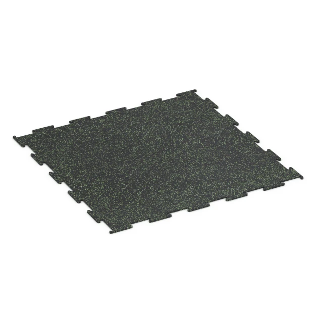 Aufsicht auf die Unterseite, also die Bodenseite von WARCO-Formteil 6453 - Fitnessboden Kompakt im Format 100 × 100 × 0,8 cm.