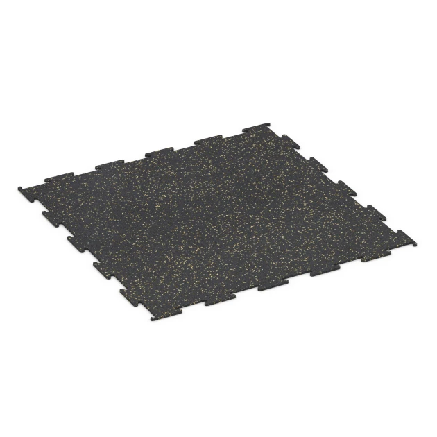Aufsicht auf die Unterseite, also die Bodenseite von WARCO-Formteil 6454 - Fitnessboden Kompakt im Format 100 × 100 × 0,8 cm.