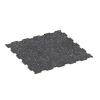 Aufsicht auf die Unterseite, also die Bodenseite von WARCO-Formteil 6458 - Fitnessboden Kompakt im Format 50 × 50 × 0,8 cm.