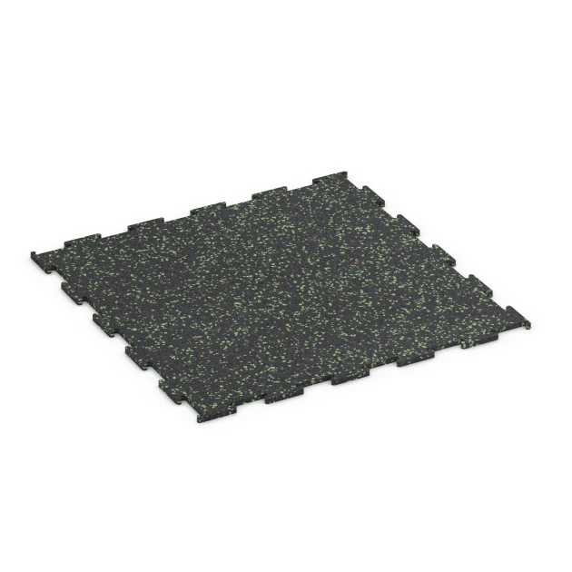 Aufsicht auf die Unterseite, also die Bodenseite von WARCO-Formteil 6459 - Fitnessboden Kompakt im Format 50 × 50 × 0,8 cm.