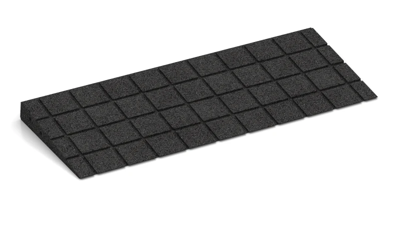 Drainagekanäle in quadratischer Anordnung